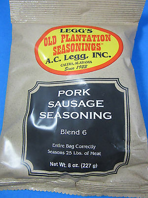 Medium Heat Old Plantation Pan Sausage Seasoning Blend #6 For Venison Pork