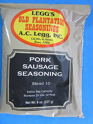 Original Flavor Old Plantation Pan Sausage Seasoning Blend #10 For Venison Pork